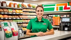 trabajo atendente, atendente balcão, empleo 7-Eleven, conseguir trabajo