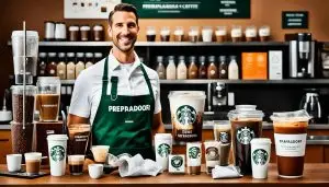 Preparador bebidas, Bebidas Starbucks, Empleo preparador